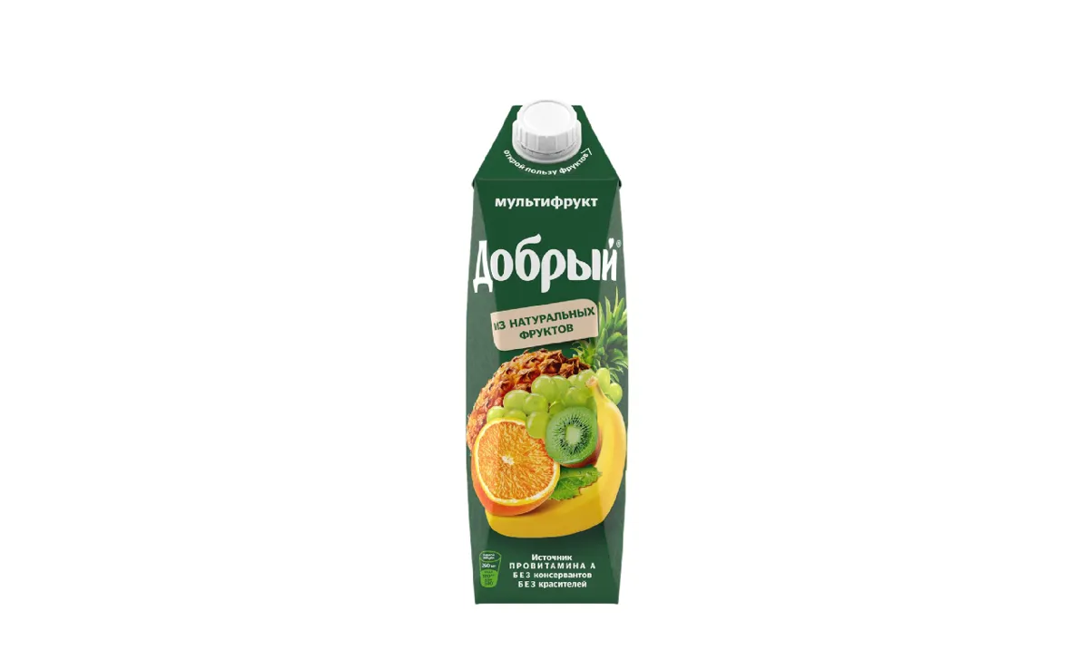 Сок Добрый мультифрукт 0,95л.